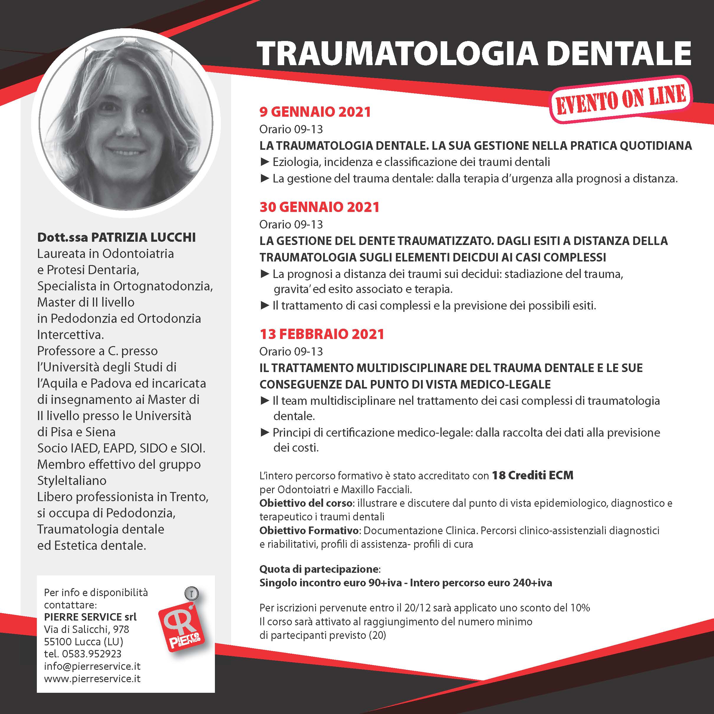 Course Image TRAUMATOLOGIA DENTALE